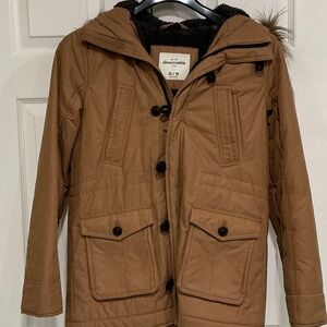 Abercrombie & Fitch Kids Camel Winter coat